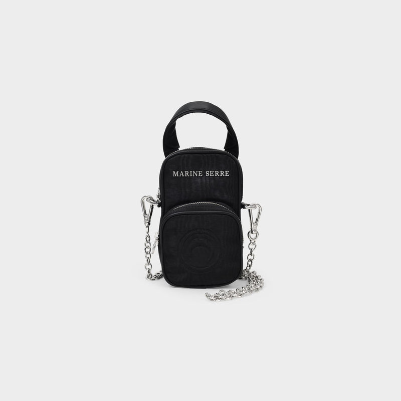 Parpaing Bag in Black Canvas