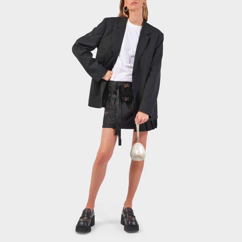 Micro Egg Pouch - Simone Rocha - Pearl White