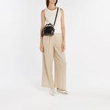 Circle Mini Hobo Bag - Osoi - Faded Black - Leather