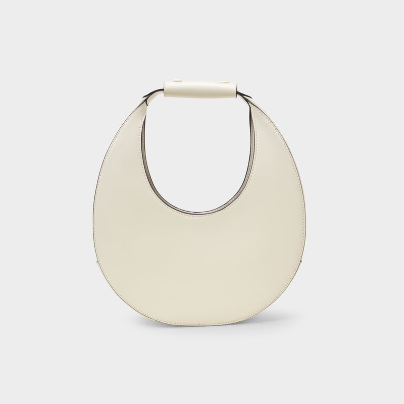 Moon  Handbag - Staud - Cream - Leather