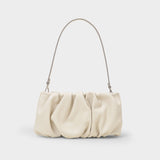 Bean Convertible  Hobo Bag - Staud - Cream - Leather