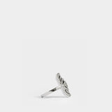 My Way Mini ring in silver and diamonds