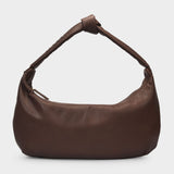 Shoulder Bag Uma Grande in Brown Nappa Leather