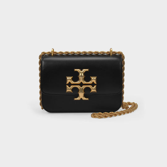 Eleanor Shoulder Bag - Tory Burch - Leather - Black