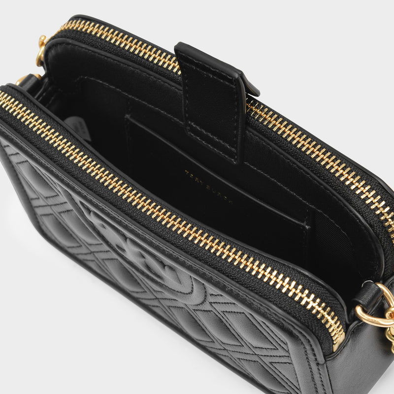 Tory burch double clearance zip wallet