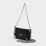 Rock Nano Hobo Bag - Zadig & Voltaire -  Black - Leather