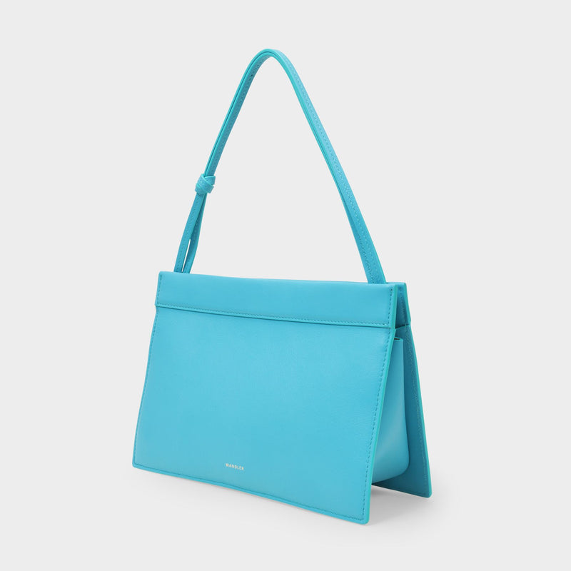 Hannah Bag in Blue Leather